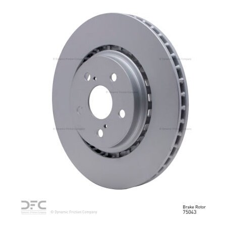 Dynamic Friction Co Disc Brake Rotor - Dynamic Friction Company 600-75043 600-75043